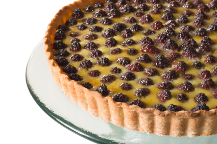 Blackberry Custard Pie